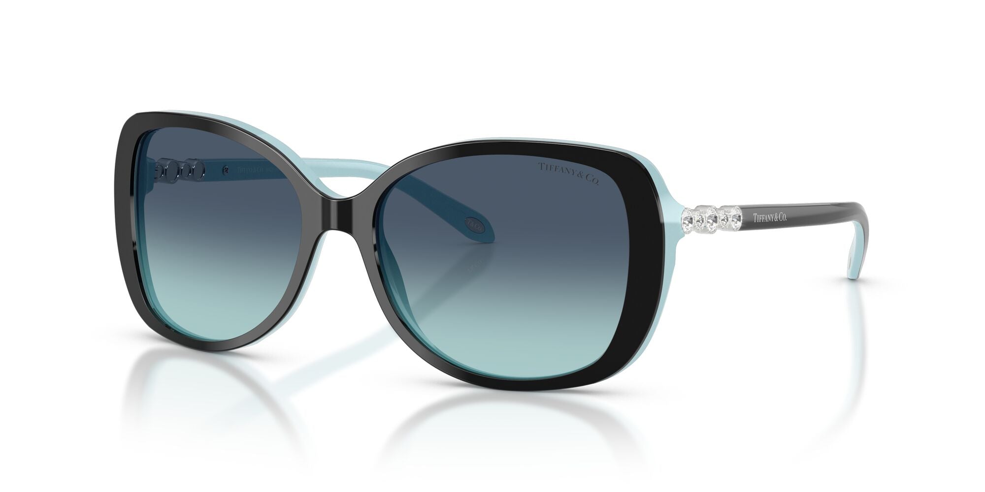 TIFFANY, 0TF4121B, 80559S Black On Tiffany Blue, 55